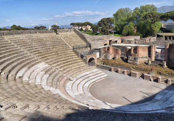 The grand Theatre at Pompeii