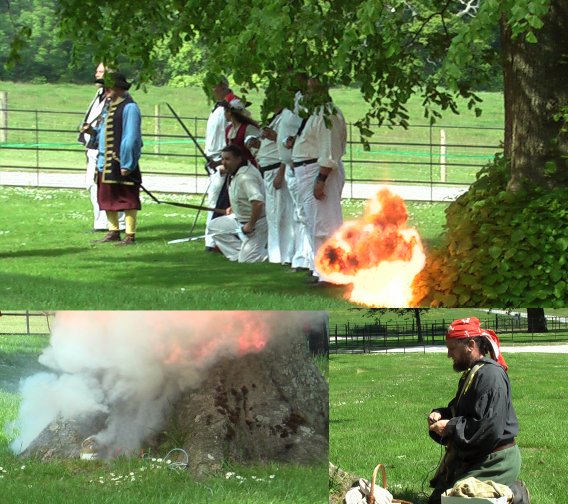 Close up pyrotechnics